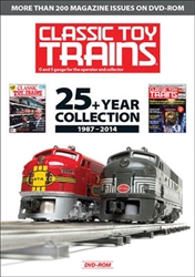 Kalmbach 15105 Classic Toy Trains: 25 Years and Counting DVD-ROM 1987-2014