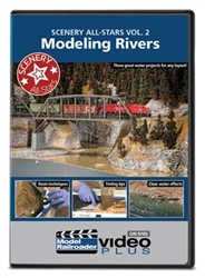 Kalmbach 15350 Scenery All-Stars DVD Volume 2 Modeling Rivers