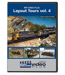Kalmbach 15353 Layout Tours Model Railroader Video Plus DVD Volume 4