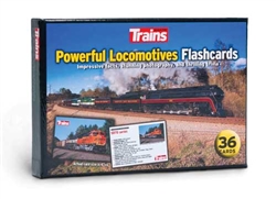 Kalmbach 83011 Powerful Locomotives Flashcards 36 Premium Quality 4 x 6" Cards