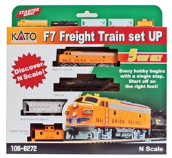 Kato 106-6272LS N Diesel Freight Train-Only Set LokSound and DCC Union Pacific EMD F7