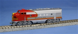 Kato 176-2121 N EMD F7A DC Santa Fe #38 Warbonnet