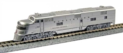 Kato 176-5401-DCC N EMD E5A DCC Chicago Burlington & Quincy #9910A Silver Speed