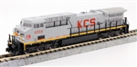 Kato 1767045 N GE AC4400CW Low Numberboards Standard DC Kansas City Southern de Mexico #4554