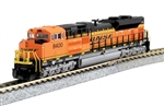 Kato 1768527DCC N EMD SD70ACe with Nose Headlight DCC BNSF Railway #9079