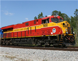 Kato 1768946 N GE ES44AC GEVO Standard DC Florida East Coast #801