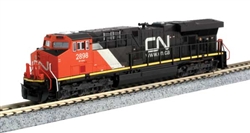 Kato 1768950DCC N GE ES44AC GEVO DCC Canadian National #2899