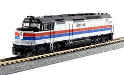 Kato 176-9203 N EMD SDP40F Type I DC Amtrak #529 Phase II Platinum Mist black Wide & Stripes