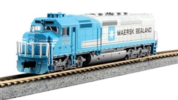 Kato 176-9241 N EMD SDP40F Type IVa Standard DC Burlington Northern Santa Fe #6976 Maersk