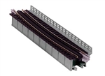 Kato 20-467 N Single-Track Curved Deck-Girder Bridge Code 80 Track Unitrack 17-5/8" Radius 15 Degrees Gray