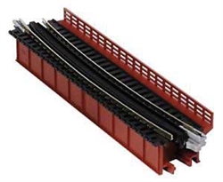 Kato 20-470 N Curved-Deck Girder Bridge w/ Code 80 Track Unitrack 19" Radius 15 Degrees