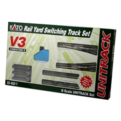 Kato 20-8621 N Unitrack V3 Set Rail Yard Switching Track Starter Set