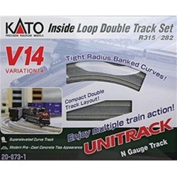 Kato 20-8731 N Unitrack V14 Set Double-Track Inner Loop Track Set