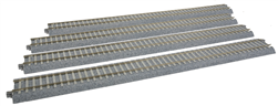 Kato 2-181 HO Straight Track w/Concrete Ties Unitrack 14-1/2" Pkg 4