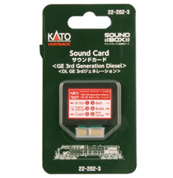 Kato 2-22023 Soundbox Sound Card 3rd Generation GE Diesel Sound Files Card Fits Soundbox