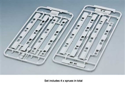 Kato 23-163 N Platform Edge Barrier w/ Doors Use w/ 23-160 and 23-161 Pkg 4 Sprues w/ Decals Japanese