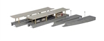 Kato 23170 N Island Platform Set Kit 2 Sections and Tapered Ends