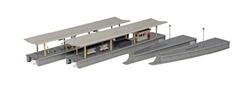 Kato 23170 N Island Platform Set Kit 2 Sections and Tapered Ends