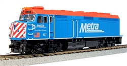 Kato 30-2004 HO Passenger Starter Set Unitrack Chicago Metra F40PH Bi-Level Coach