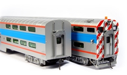 Kato 35-6027 HO Pullman Bi-Level 4-Window Cab-Coach Chicago Metra 8730