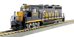 Kato 37-3021 HO EMD GP35 Phase Ia DC Atchison Topeka & Santa Fe #3301