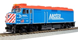 Kato 37-6571 HO EMD F40PH Commuter Version DC Chicago Metra #137