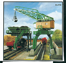 Kibri 36738 Z Coaling Tower & Traveling Crane 9-3/4 x 3-3/4" 25 x 12cm 405-36738