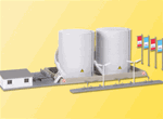 Kibri 37467 N Twin Fuel Tanks w/Loading Facility Kit