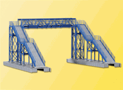 Kibri 39301 HO 2-Track Steel Footbridge Kit