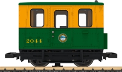 LGB 20061 G Powered Speeder Standard DC White Pass & Yukon #2044 yellow green 426-20061