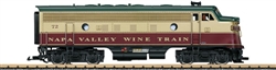 LGB 20580 G EMD F7A Sound & DCC Napa Valley Wine Train 72