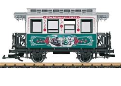 LGB 36021 G Wooden 2-Axle Passenger Car 2021 Christmas Car