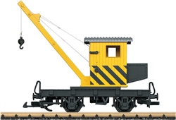 LGB 40043 G 2-Axle Crane Painted Unlettered