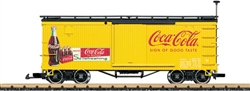 LGB 40672 G Wood Boxcar Coca-Cola Brown