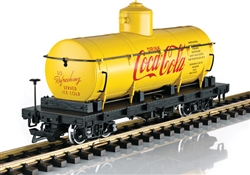 LGB 40810 G Wood-Frame Tank Car Coca-Cola