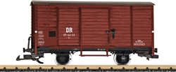 LGB 42270 G 2-Axle Wood Boxcar Rugen Baderbahn RuBB German State Railroad DR Museum Era VI