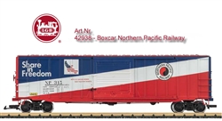 LGB 42938 G Steel Boxcar Northern Pacific