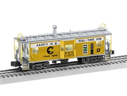 Lionel 2126240 O Bay Window Caboose Chessie #C-3010