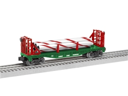 Lionel 2128050 O Candy Cane Flat Car