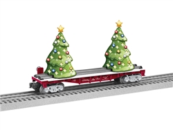 Lionel 2128060 O Christmas Tree Flatcar