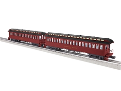 Lionel 2227090 O42 Wood Coach 2-Packs Boston & Maine B&M 2 Coach