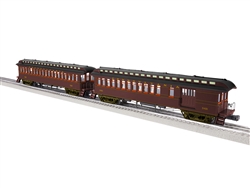 Lionel 2227190 O42 Wood Coach 2-Packs Pennsylvania PRR