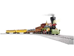 Lionel 2323130 O Gold Mountain Old-Time Train Set 3-Rail w/Sound LionChief Bluetooth 5. 4-4-0 General 3 Cars FasTrack Oval Remote Control