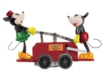 Lionel 2335190 O #1100 Operating Handcar 3-Rail Conventional Mickey and Minnie Mouse