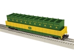 Lionel 2426280 O PS5 Gondola with Container Load 3-Rail John Deere #26280