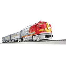 Lionel 684719 O Super Chief Passenger Set LionChief Santa Fe EMD FT-A 3 Cars