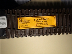 Micro Engineering 12-128 O Flex Track Code 148 3' Weathered