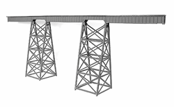 Micro Engineering 75-519 N Tall Steel Viaduct Kit Scale 320'