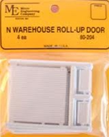 Micro Engineering 80-204 N Doors Warehouse Roll-Up Pkg 4