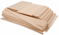 Midwest 19 Economy Bag Balsa Wood Pkg 24